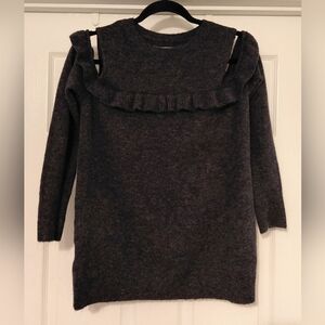 Loft Sweater with Ruffle Accent